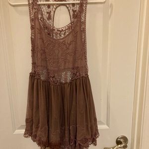 Free People Lace Fairy Tunic/blouse